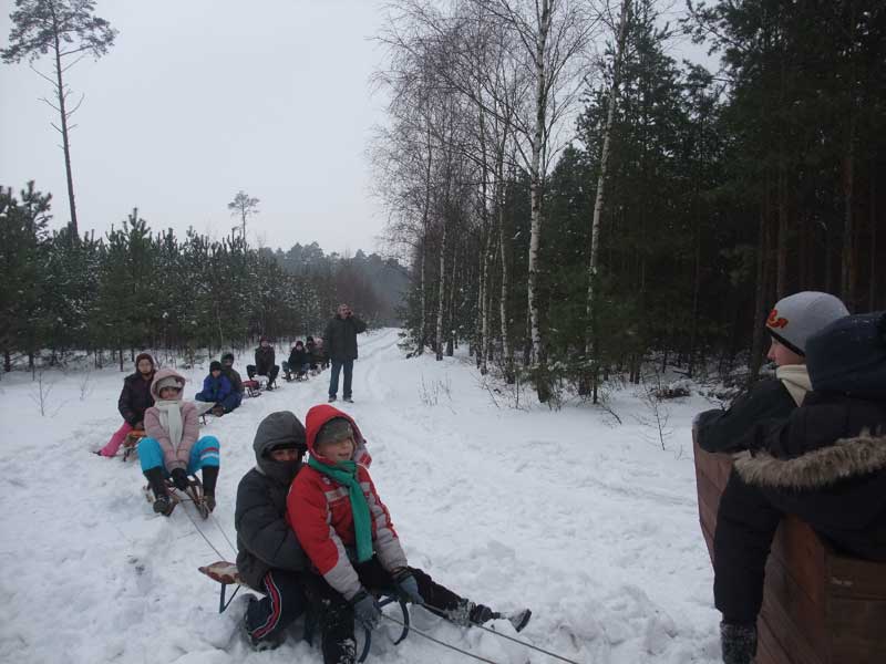 Pędzą, pędzą, sanie...