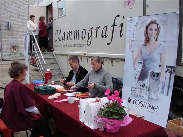 Bezpłatne badania mammograficzne