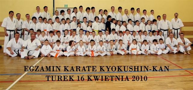 Wiosenny egzamin kyokushin karate