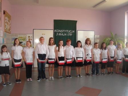 Obchody świąt majowych w miłaczewskiej SP