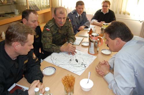 Kolejne posiedzenie Powiatowego Zespołu Zarządzania Kryzysowego