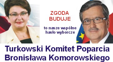 Komorowski ma poparcie w powiecie tureckim