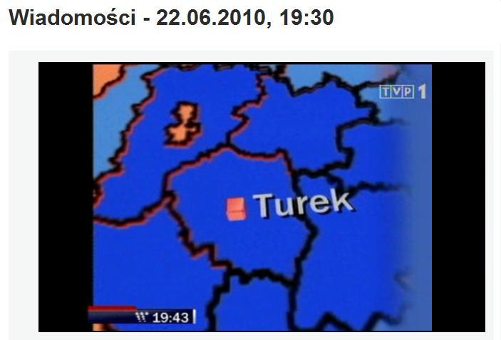 Turek w Wiadomościach TVP