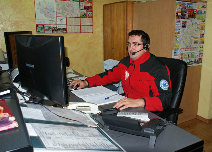 Uratował człowieka przez telefon