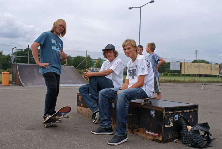 Graffiti, skateboard, beatbox