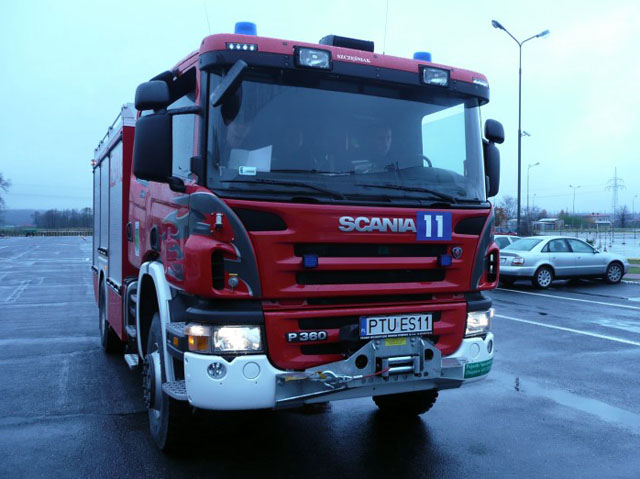 Scania z Malanowa na rajdzie