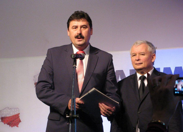 Jarosław Kaczyński wyróżnia Ryszarda Bartosika