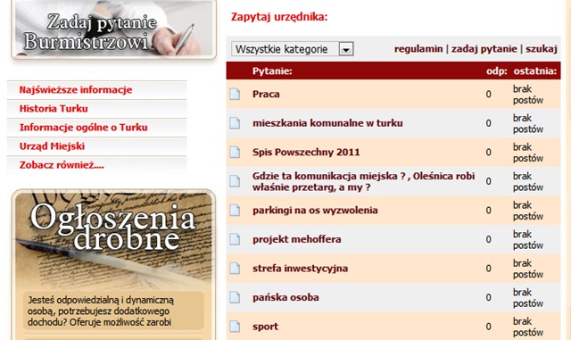 Burmistrzu! Chcemy wiedzieć!