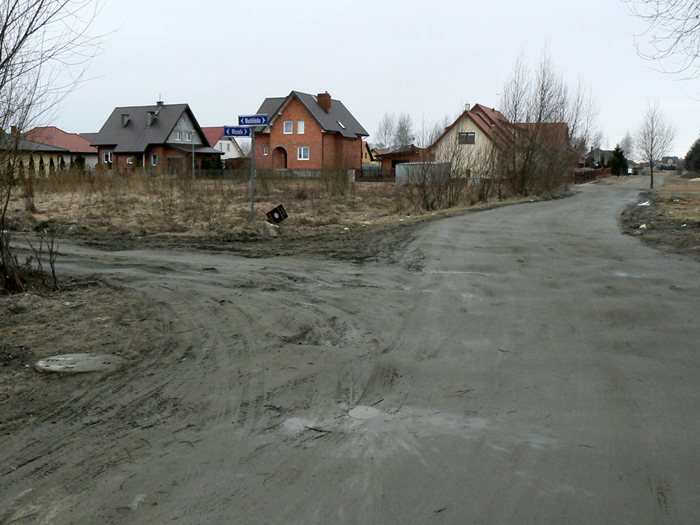 Rusza Muchlin! - Jedna z ulic objętych inwestycją na Osiedlu Muchlin - stan obecny