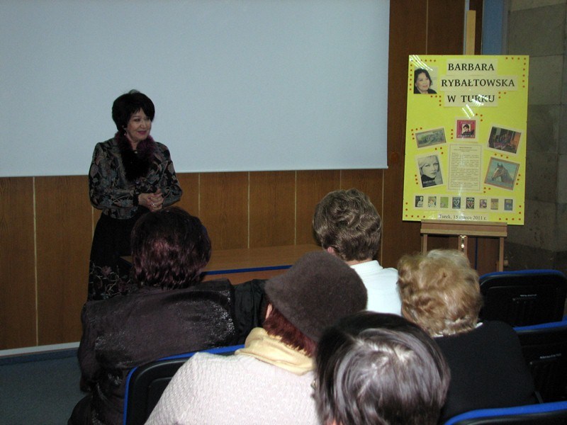Barbara Rybałtowska w Turku - Źródło MiPBP w Turku