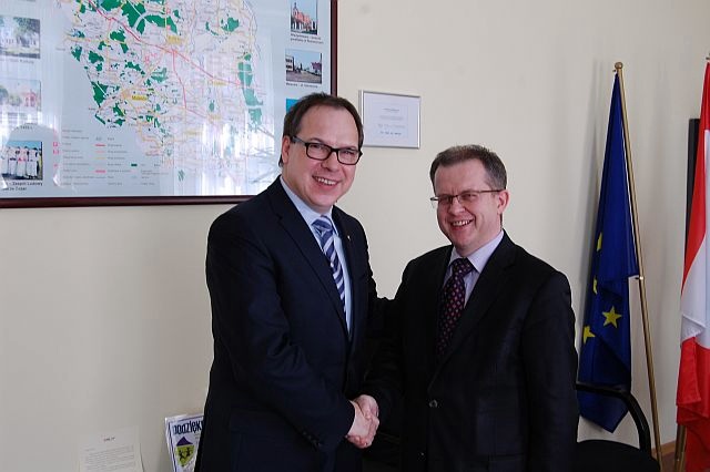 Wicemarszałek z wizytą u starosty