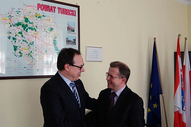 Wicemarszałek z wizytą u starosty