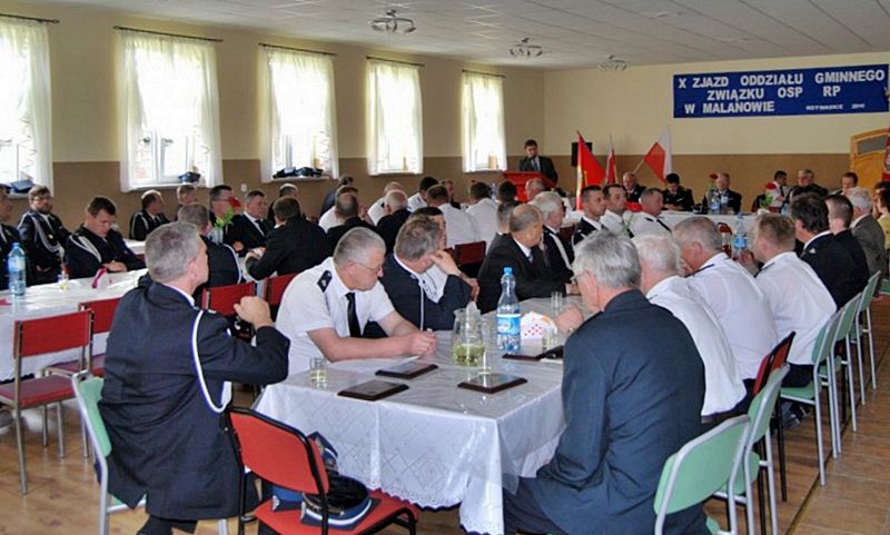 Malanów: X Zjazd Oddziału Gminnego ZOSP RP