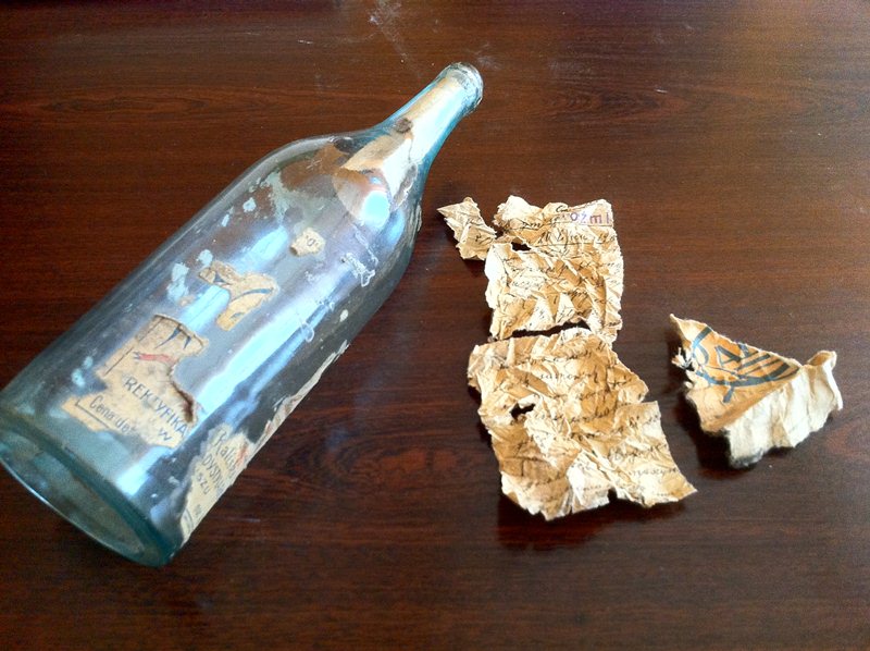 Tajemnica butelki rozwiązana