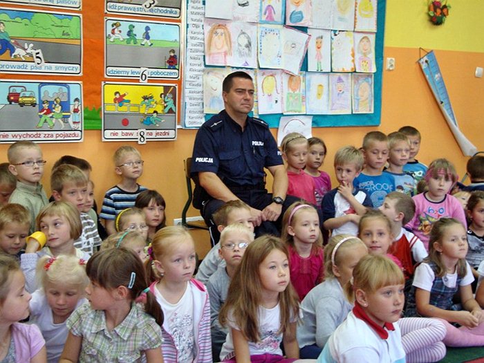 Policjanci w przedszkolu