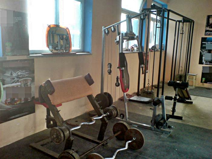 Walczą z wójtem o siłownię - Tak kiedyś wyglądało wnętrze siłowni. Fot. prywatne archiwum