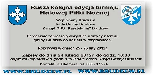 Piłkarski turniej w Brudzewie - Źródło: www.brudzew.pl