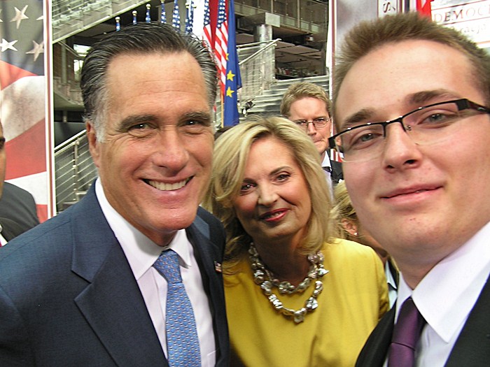 Spotkanie z kandydatem na prezydenta USA/Filip Nowakowski - Fot. arch. prywatne