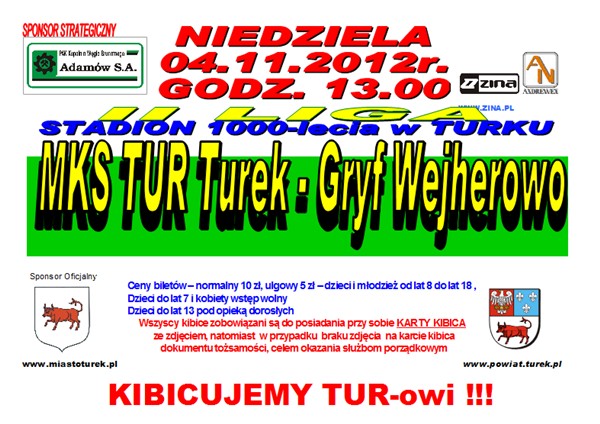 MKS Tur Turek vs. Gryf Wejherowo