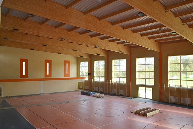 Malanów: Ostatnie dni budowy sali sportowej - Źródło: Ośrodek Sportu i Rekreacji w Malanowie