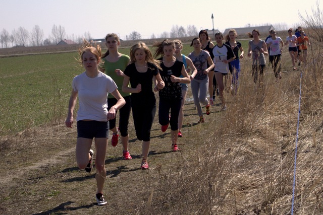 Uczniowie biegali w Przykonie
