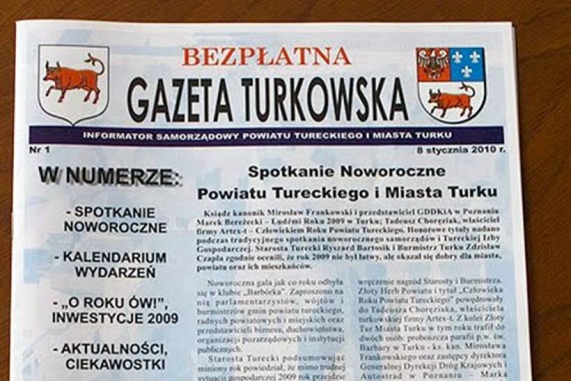 Ile starostwo wydało na Gazetę Turkowską?