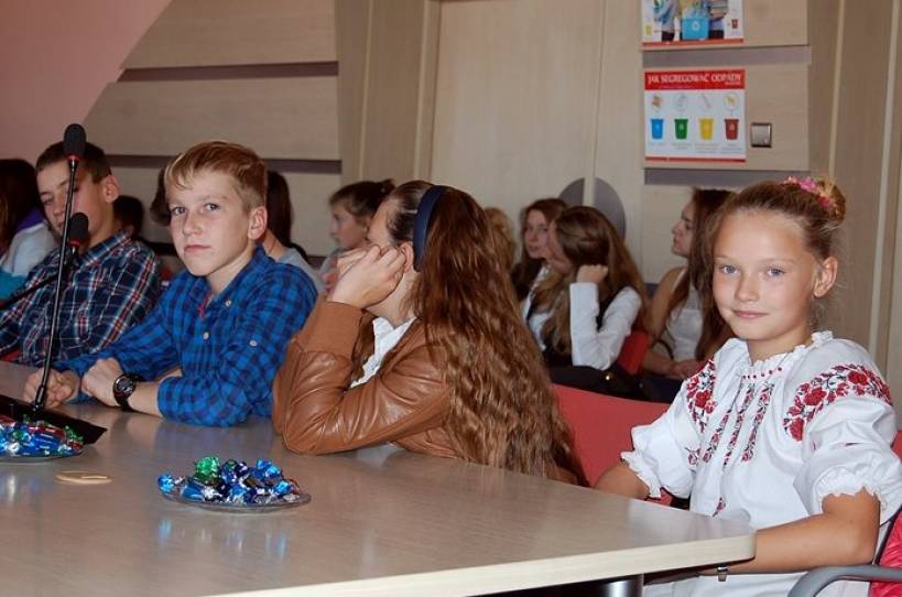 Ukraińscy uczniowie z wizytą w powiecie