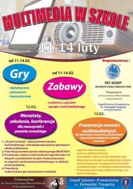 Multimedia w szkole - Grzymiszew 2014r.