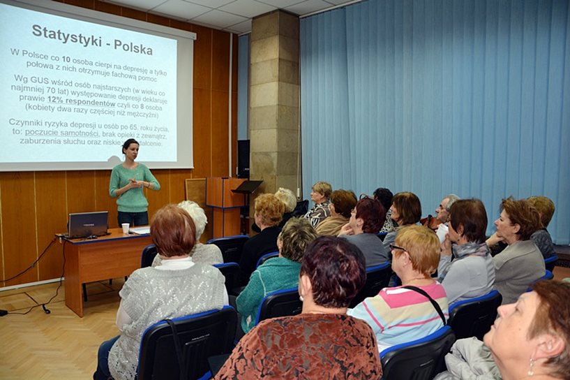 O depresji z seniorami