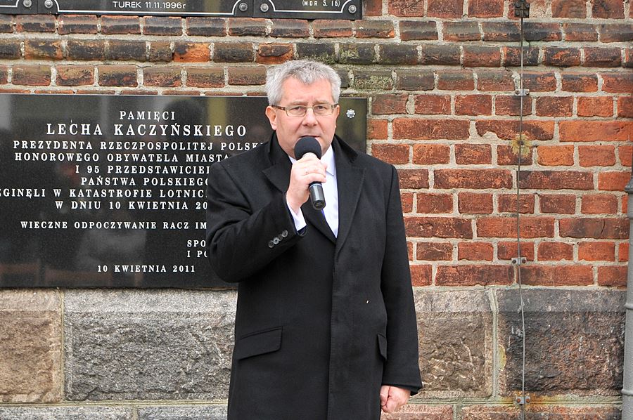 Ryszard Czarnecki odwiedził Turek - foto: M. Derucki