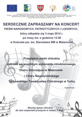 Koncert Majowy w Malanowie