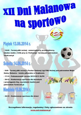 XII Dni Malanowa na sportowo