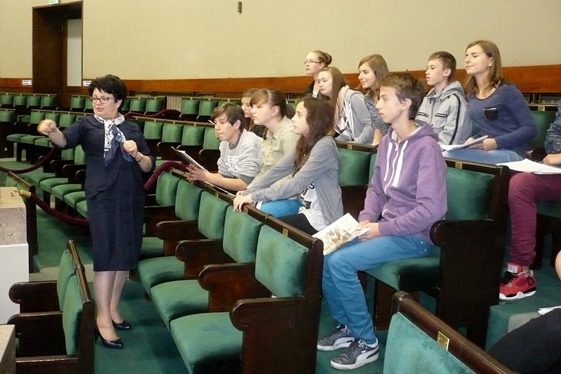 Uczniowie Gimnazjum w Słodkowie odwiedzili Parlament