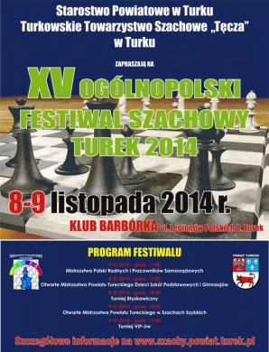 XV Ogólnopolski Festiwal Szachowy Turek 2014