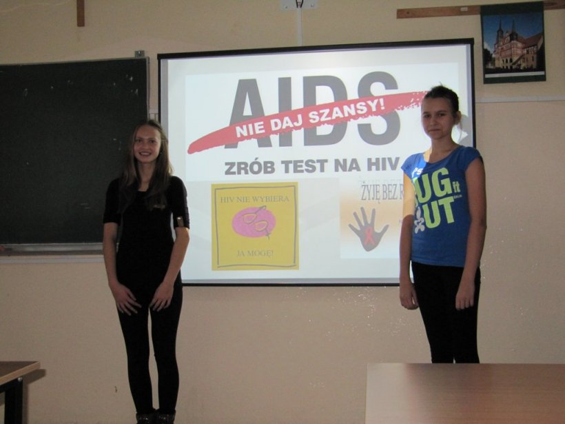 Debata o AIDS w Gimnazjum nr 1