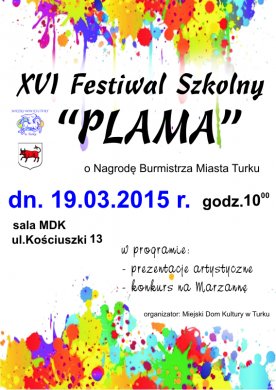 PLAMA- Festiwal szkolny