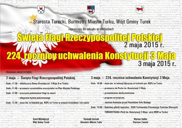 Święto flagi Rzeczypospolitej Polskiej / Rocznica Konstytucji 3 Maja