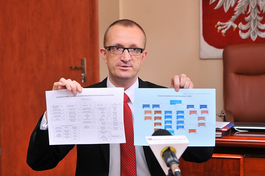 Antosik zmniejsza ilość urzędników i kierowników w UM - foto: M. Derucki