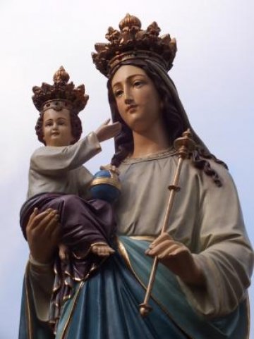 Uroczyste poświęcenie figury Matki Boskiej w Brudzewie