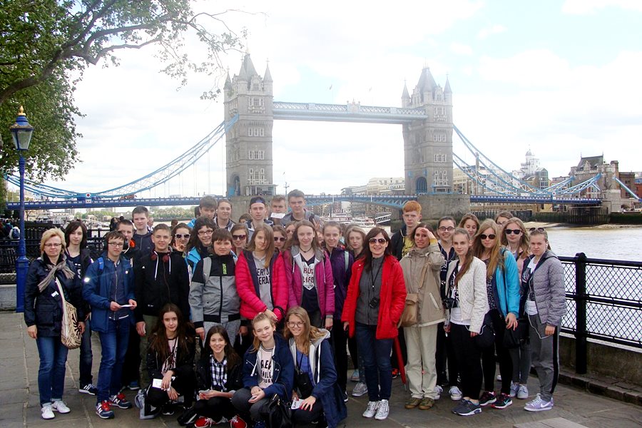 Uczniowie z G2 w Turku w Londynie