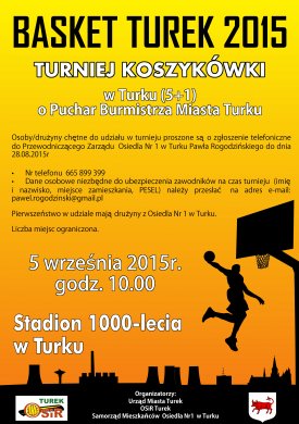 Turniej Koszykówki: Basket Turek 2015