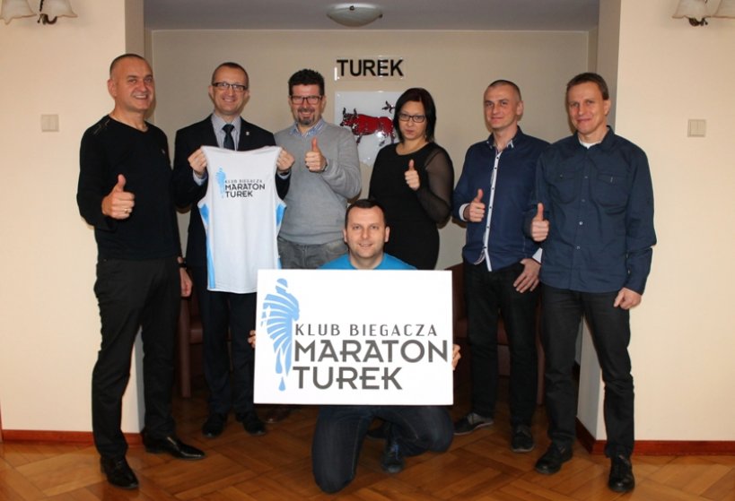 KB Maraton Turek z wizytą u Burmistrza Miasta