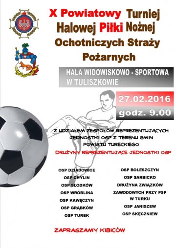 Powiatowy Turniej Halowej Piłki Nożnej OSP już w sobotę