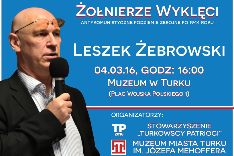 Leszek Żebrowski opowie o Żołnierzach Wyklętych