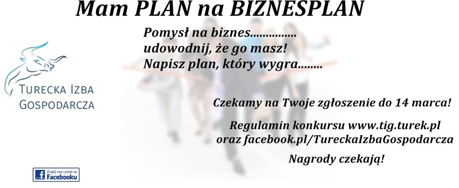 Konkurs: Mam plan na biznesplan