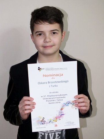 Utalentowany Oskar zakwalifikowany do finału największego festiwalu piosenki i tańca w Polsce