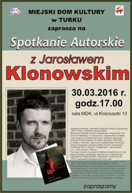 Spotkanie z Jarosławem Klonowskim 