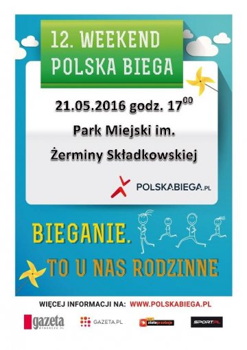 Już jutro 12. Weekend Polska Biega. Przybiegnij do parku z rodziną i przyjaciółmi