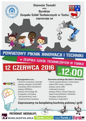 Powiatowy Piknik Innowacji i Techniki już 12 czerwca