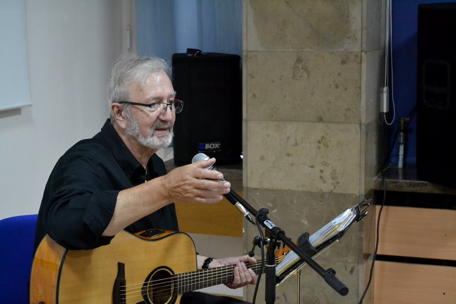 Krzysztof Daukszewicz na Nocy Bibliotek